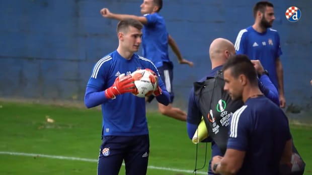 Dinamo Zagreb get ready to face West Ham United
